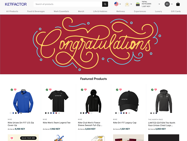 Keyfactor 2025 Key Contributors Shop