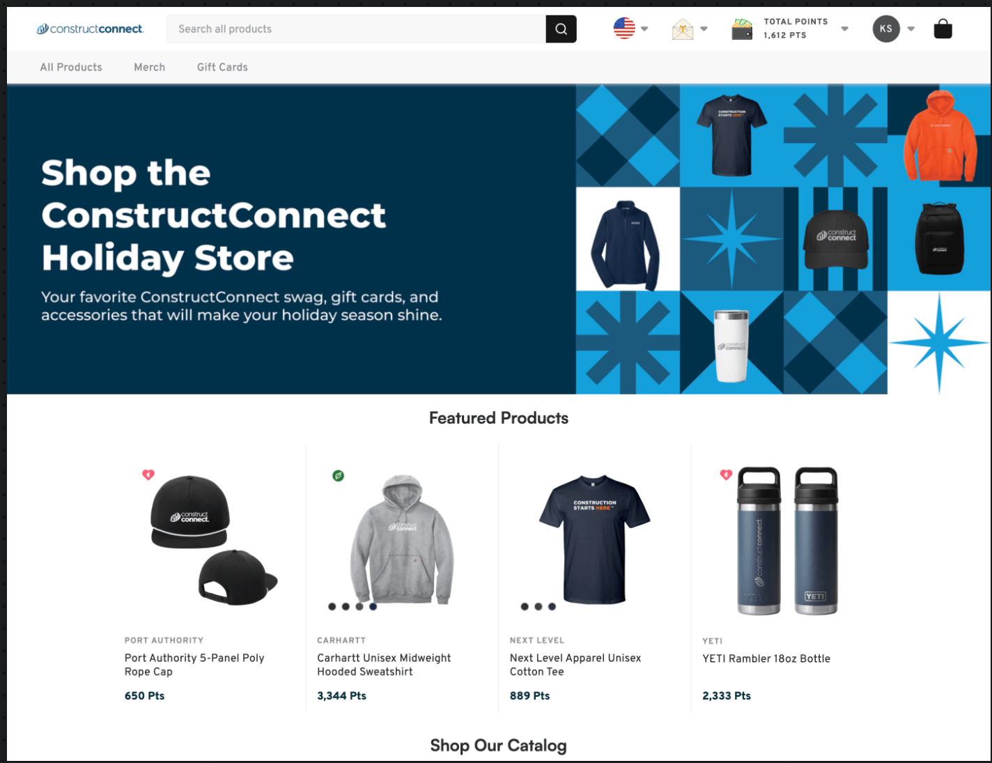 ConstructConnect Holiday Store